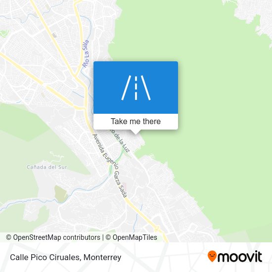 Mapa de Calle Pico Ciruales