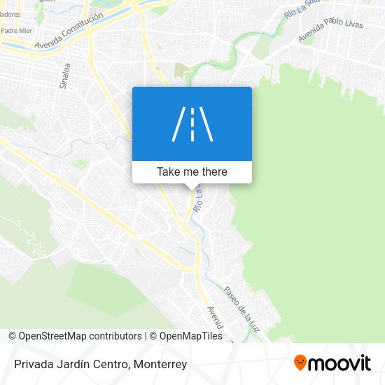 Privada Jardín Centro map