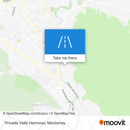 Privada Valle Hermoso map