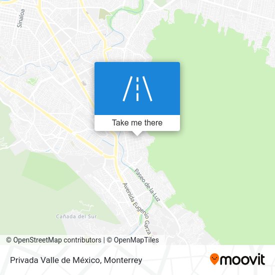 Mapa de Privada Valle de México