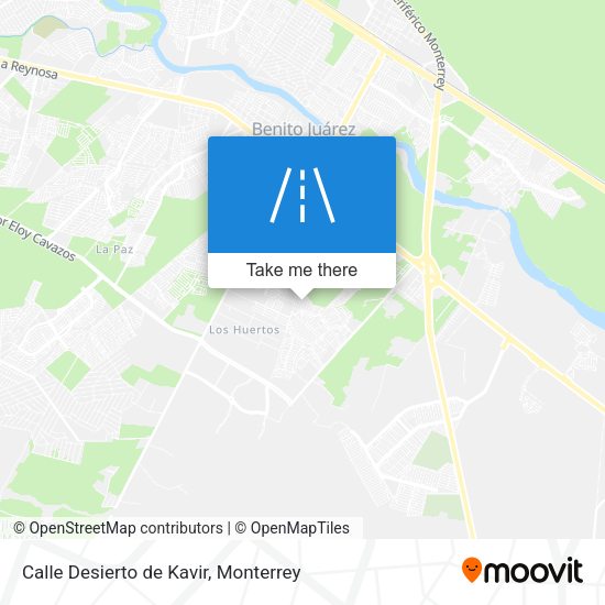 Calle Desierto de Kavir map