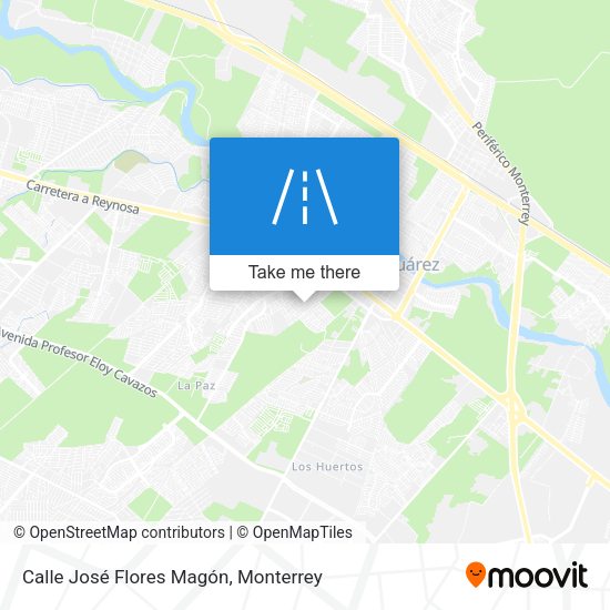 Calle José Flores Magón map