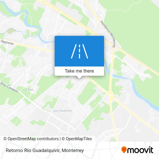 Retorno Río Guadalquivir map