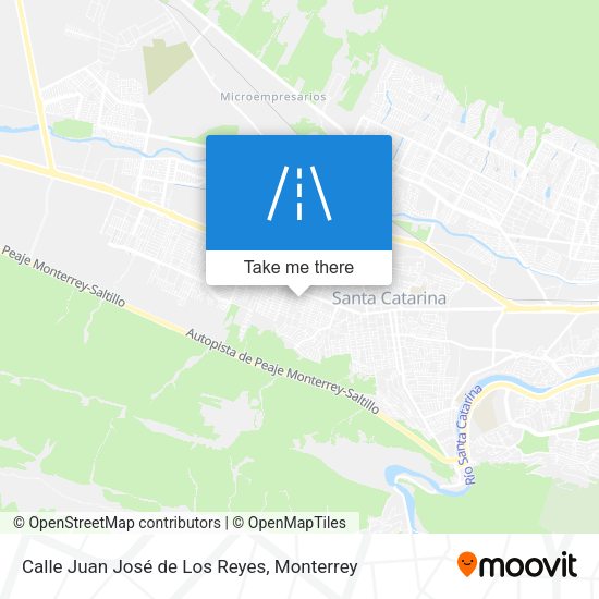 Mapa de Calle Juan José de Los Reyes