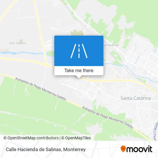 Calle Hacienda de Salinas map