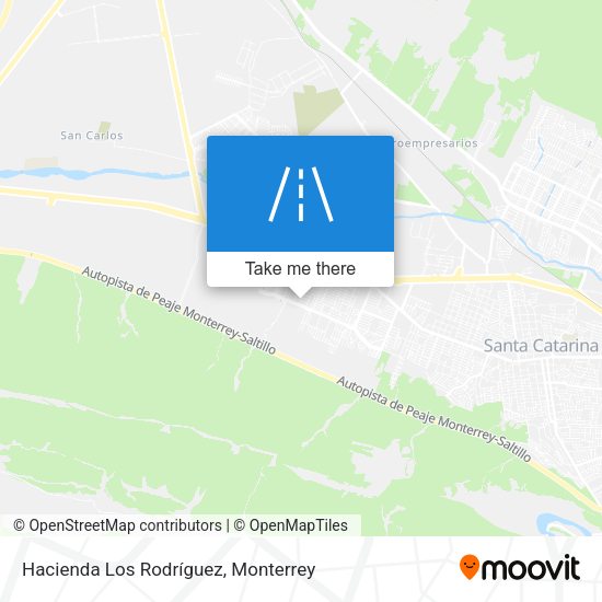 Mapa de Hacienda Los Rodríguez