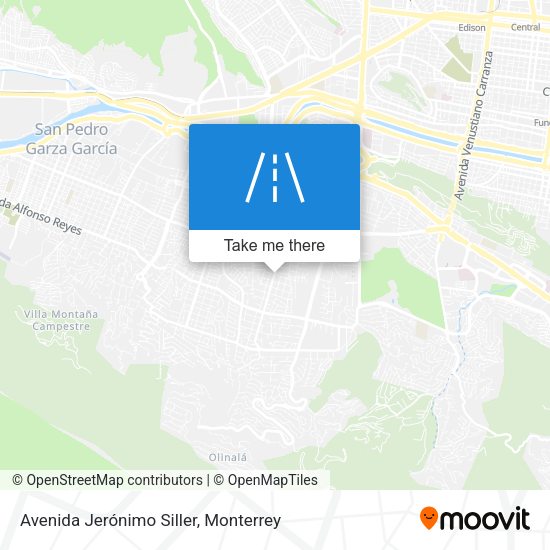 Avenida Jerónimo Siller map