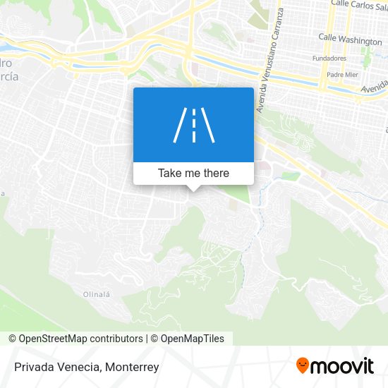 Mapa de Privada Venecia