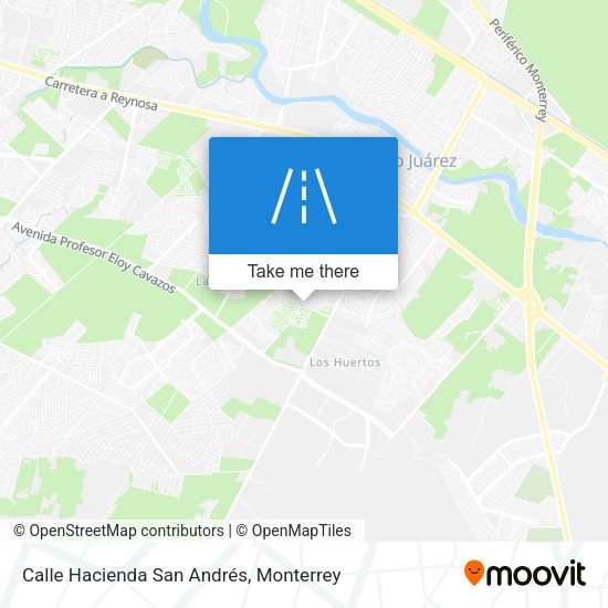 Calle Hacienda San Andrés map