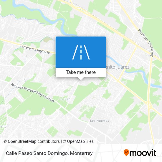 Mapa de Calle Paseo Santo Domingo