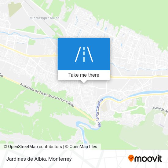 Mapa de Jardines de Albia