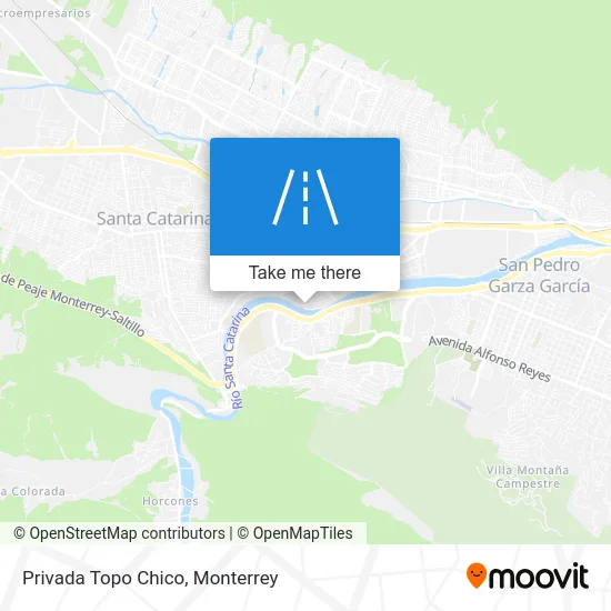 Privada Topo Chico map