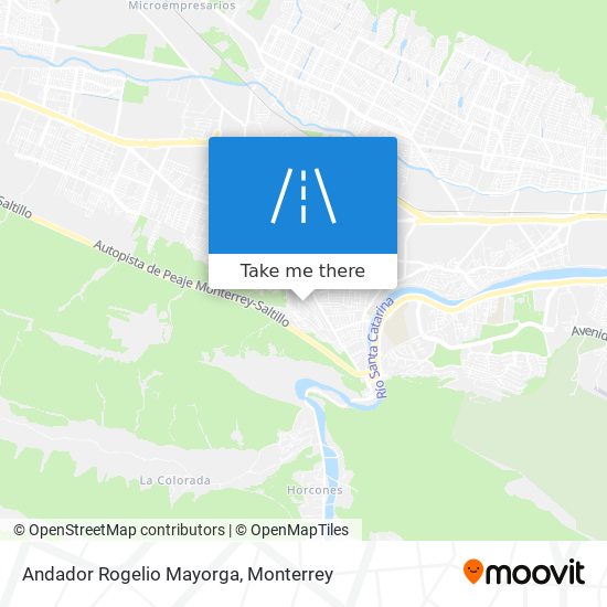 Andador Rogelio Mayorga map