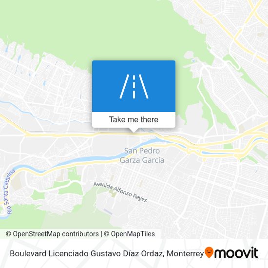 Boulevard Licenciado Gustavo Díaz Ordaz map