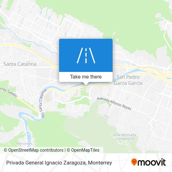 Privada General Ignacio Zaragoza map