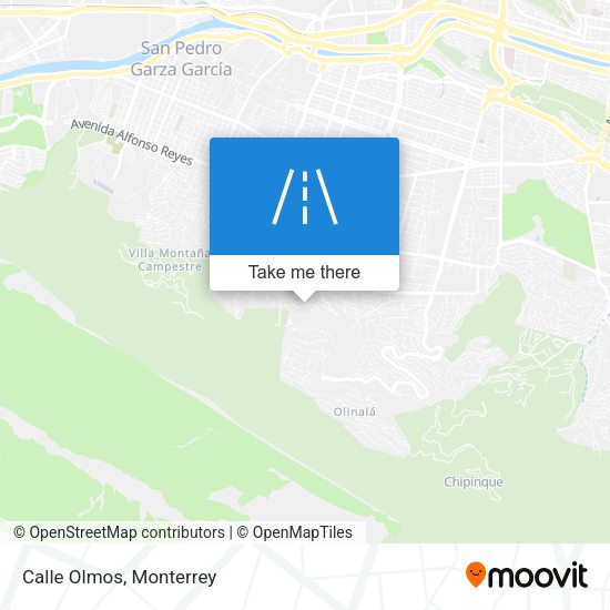 Mapa de Calle Olmos