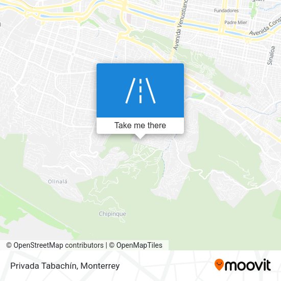 Mapa de Privada Tabachín