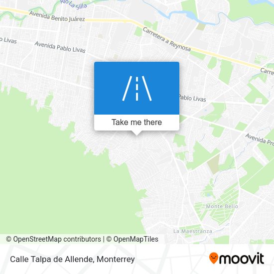 Calle Talpa de Allende map