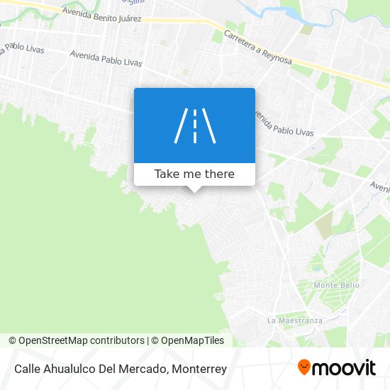 Mapa de Calle Ahualulco Del Mercado