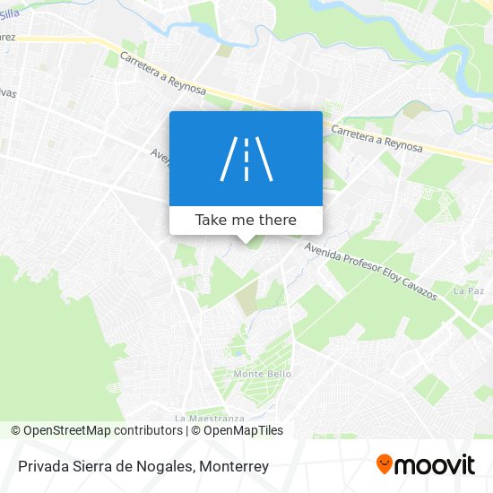 Mapa de Privada Sierra de Nogales