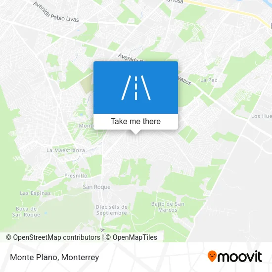 Mapa de Monte Plano