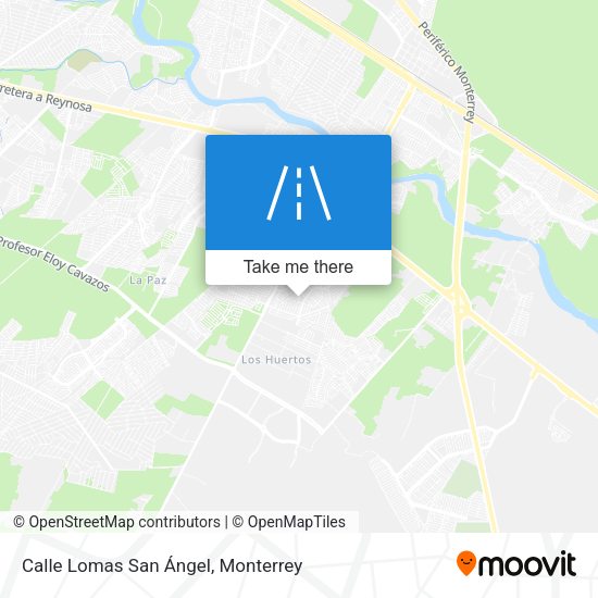 Calle Lomas San Ángel map