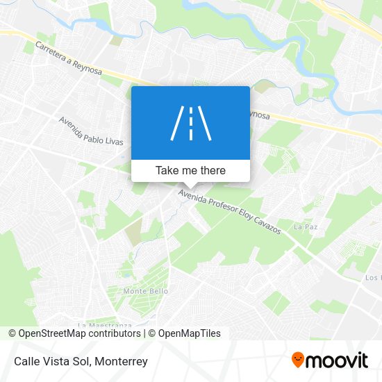 Mapa de Calle Vista Sol