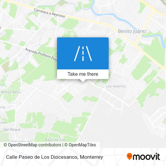 Calle Paseo de Los Diocesanos map