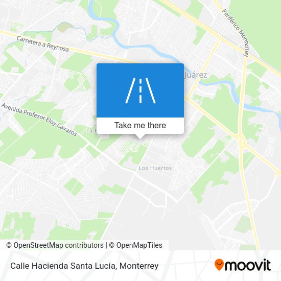 Mapa de Calle Hacienda Santa Lucía