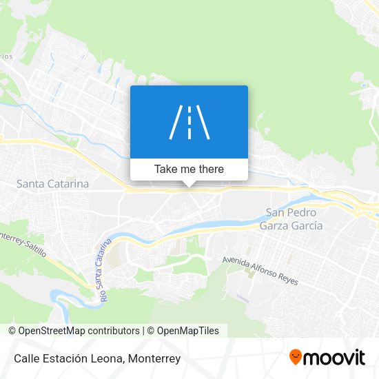 Mapa de Calle Estación Leona