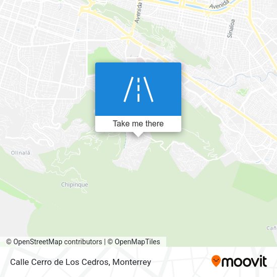 Calle Cerro de Los Cedros map