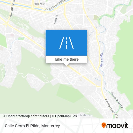 Calle Cerro El Pilón map