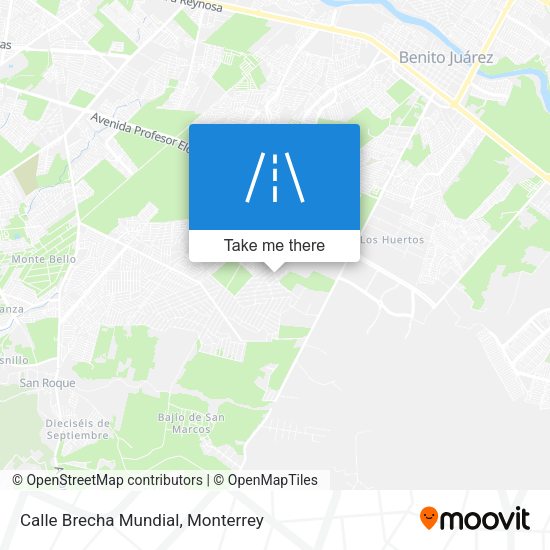 Calle Brecha Mundial map