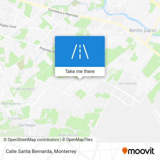 Calle Santa Bernarda map