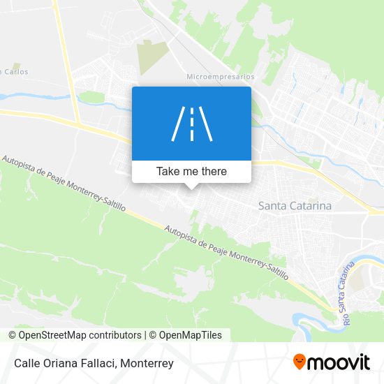 Mapa de Calle Oriana Fallaci