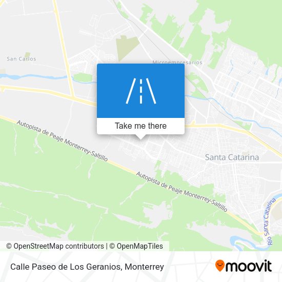 Mapa de Calle Paseo de Los Geranios