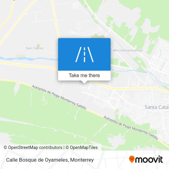 Calle Bosque de Oyameles map