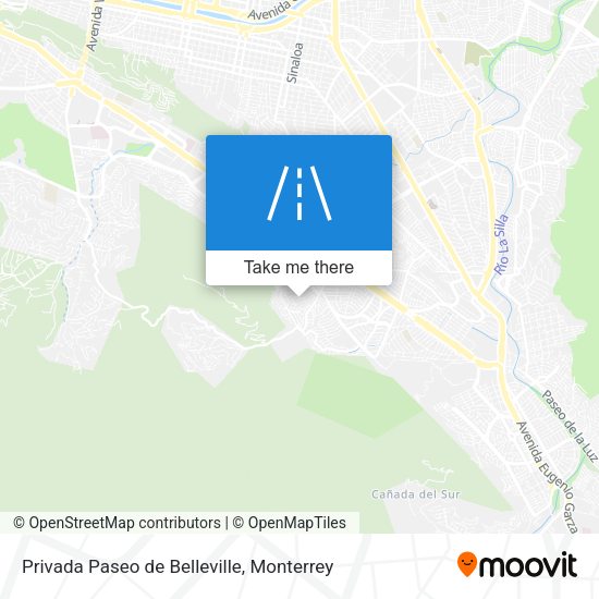 Privada Paseo de Belleville map