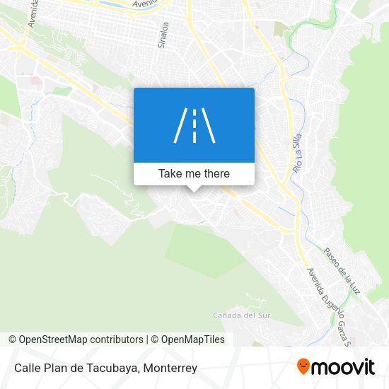 Calle Plan de Tacubaya map