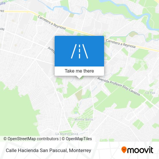 Calle Hacienda San Pascual map