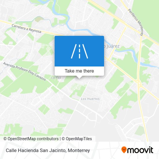 Calle Hacienda San Jacinto map