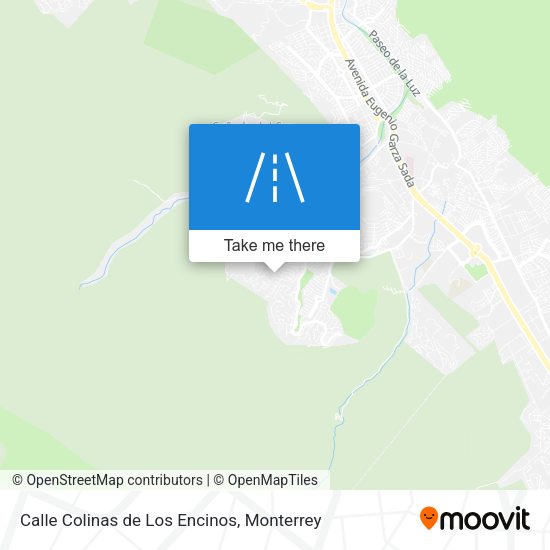Calle Colinas de Los Encinos map