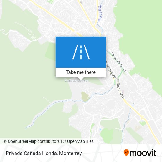 Privada Cañada Honda map
