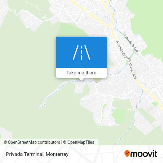 Mapa de Privada Terminal