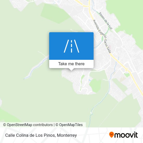 Calle Colina de Los Pinos map