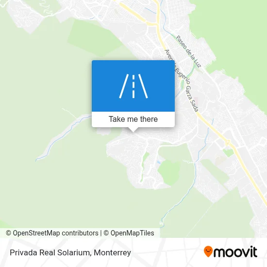 Privada Real Solarium map