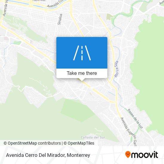 Avenida Cerro Del Mirador map