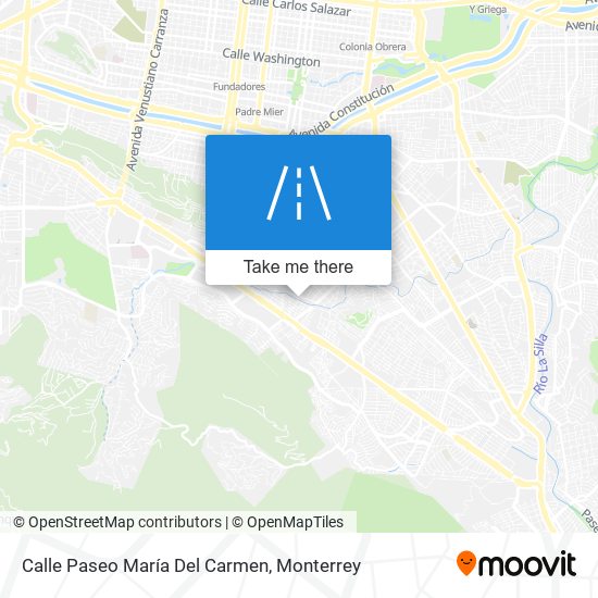 Mapa de Calle Paseo María Del Carmen