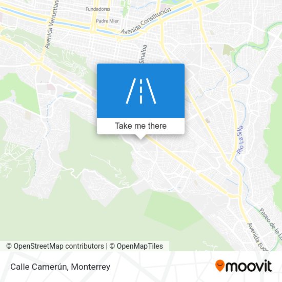 Mapa de Calle Camerún
