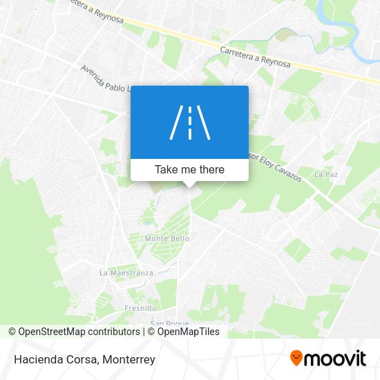 Mapa de Hacienda Corsa